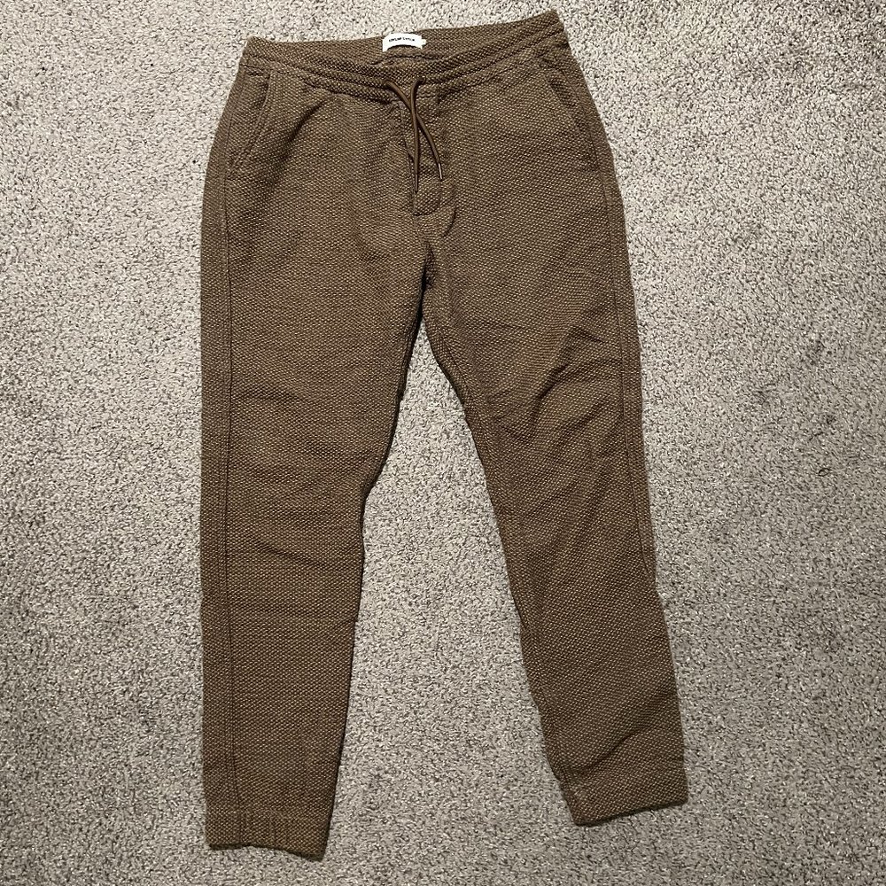 Taylor Stitch The Après Pant in Olive Sashiko